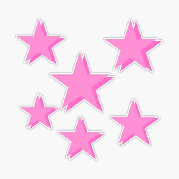 light pink stars | Sticker