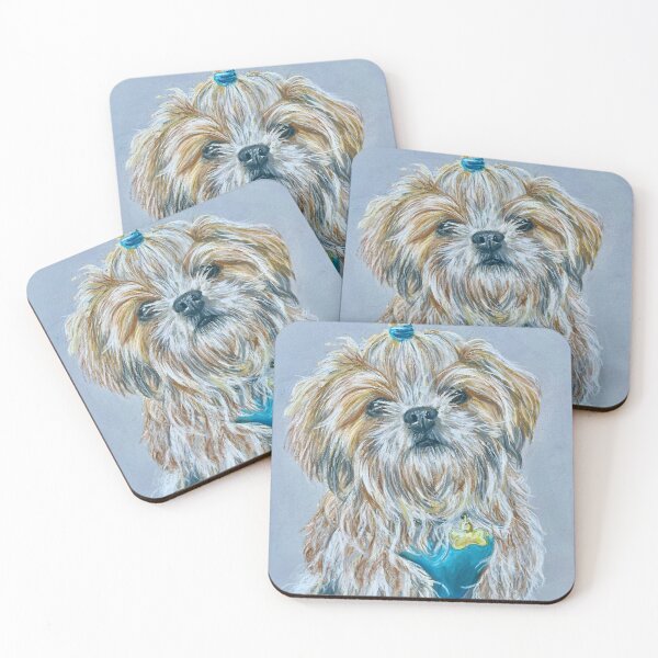 Item preview, Shih Tzu with a ponytail  designed and sold by Merlinsmates.