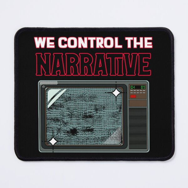Item preview, Question the Narrative, Fake News Retro Box TV designed and sold by ArtOfRebellion.