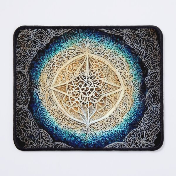 Item preview, Metatron Fractal Mandala Zentangle designed and sold by Prilidiarts.