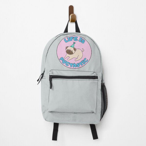 Item preview, Life is Pug-tastic PINK Pugtastic designed and sold by to-esu.