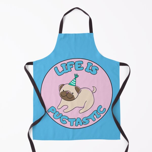 Item preview, Life is Pug-tastic PINK Pugtastic designed and sold by to-esu.