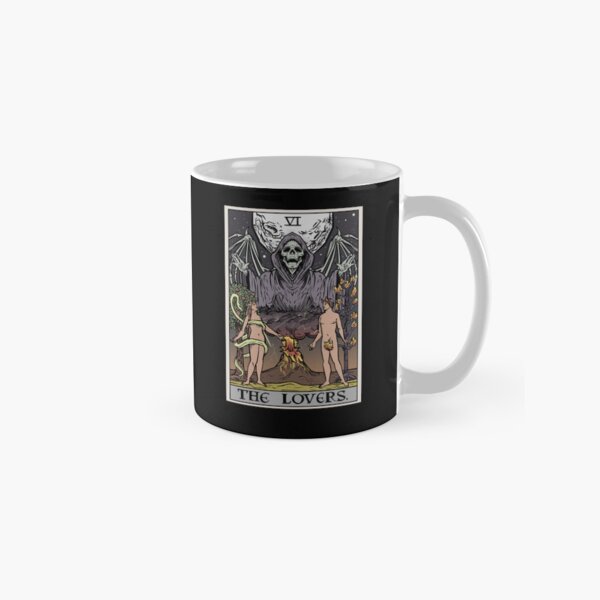 Item preview, The Lovers Tarot Card Terror Tarot Edition designed and sold by TheGhoulishGarb.