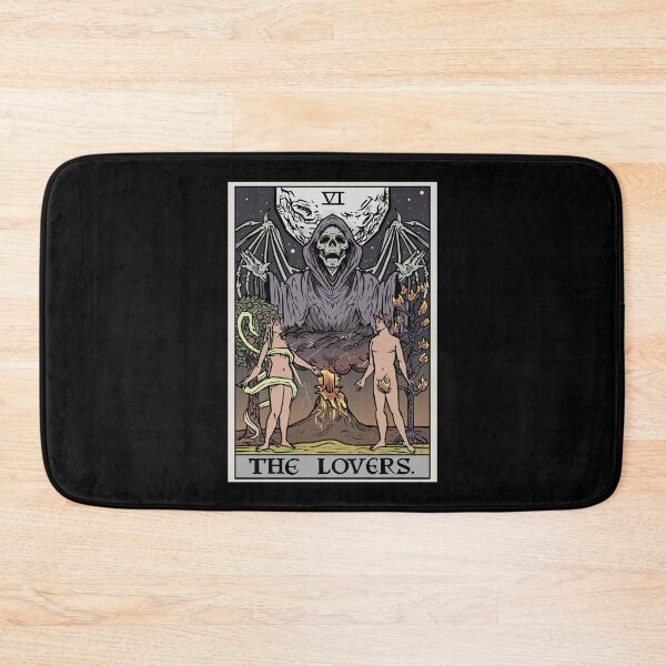 Item preview, The Lovers Tarot Card Terror Tarot Edition designed and sold by TheGhoulishGarb.