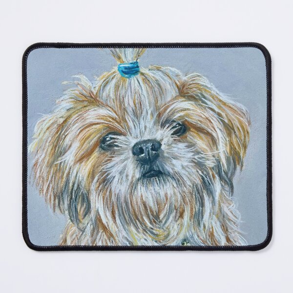 Item preview, Shih Tzu with a ponytail designed and sold by Merlinsmates.
