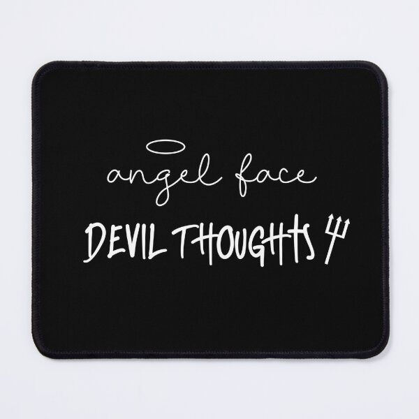 Item preview, Angel face Devil thoughts designed and sold by TheLemonBox.