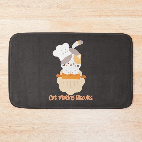 Item preview, Cat Making Biscuits - Cute Kitty designed and sold by MacAndMoose.
