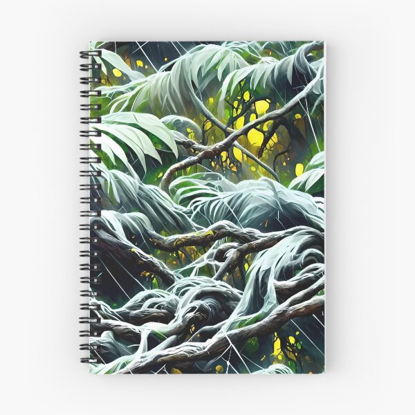 Aperçu de l'œuvre Escapade dans la jungle lumineuse IV créée et vendue par PinterPattern.