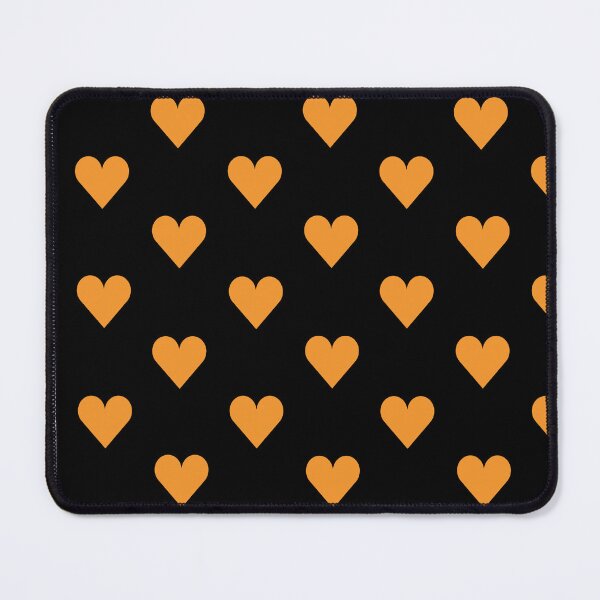 Item preview, Medium ORANGE and BLACK LOVE HEARTS designed and sold by RachelMacht.