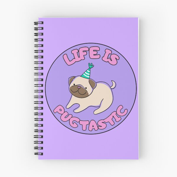 Item preview, Life is Pug-tastic PURPLE Pugtastic  designed and sold by to-esu.