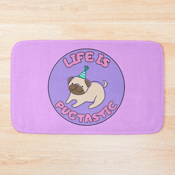 Item preview, Life is Pug-tastic PURPLE Pugtastic  designed and sold by to-esu.
