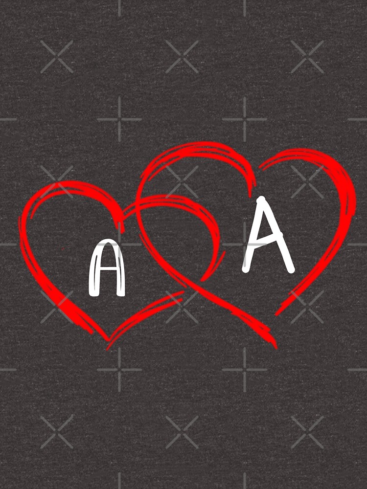 Letters AA Heart Logo - Jimphic Designs