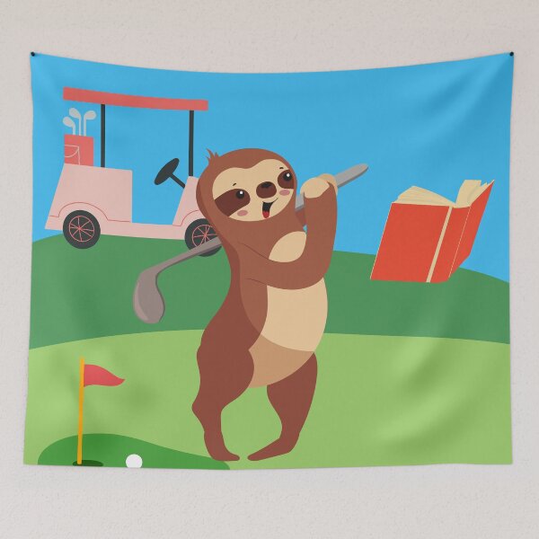 Item preview, Sloth Going Golfing designed and sold by tmdaliggr.