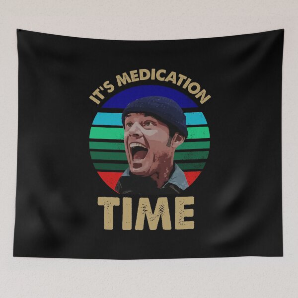 Item preview, It's Medication Time Shirts, Randle McMurphy One Flew Over The Cuckoo's Nest Shirt, Custom Shirt, 70s Vintage Retro Movie T Shirt designed and sold by newillcheryp.