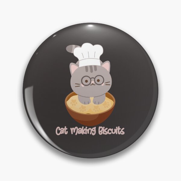Item preview, Cat Making Biscuits - Cute Kitty designed and sold by MacAndMoose.