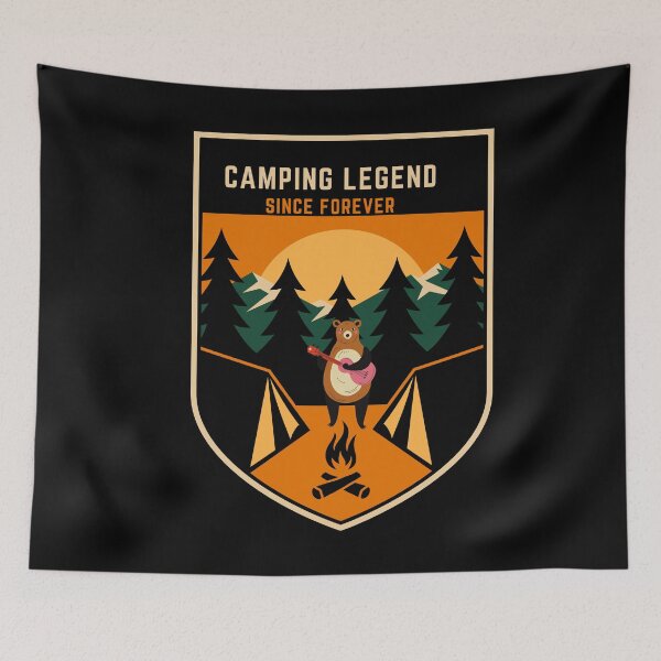 Item preview,  Camping legend since forever designed and sold by Artistusha.