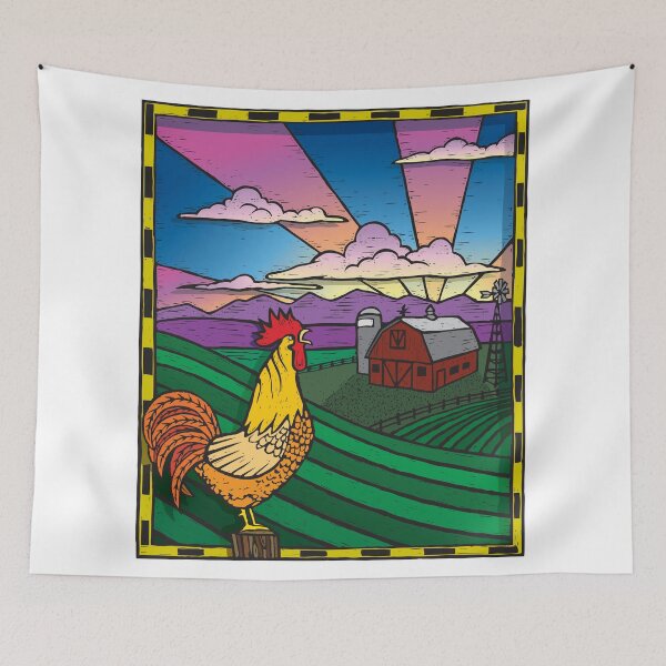 Item preview, Rooster On Farm designed and sold by Sabin Artworks.
