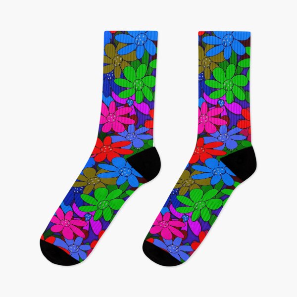 Item preview, Abstract flowers pattern designed and sold by nickardi.