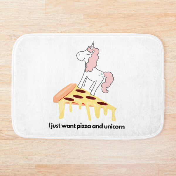 Item preview, Solo quiero diseño de pizza y unicornio. designed and sold by IndreB.
