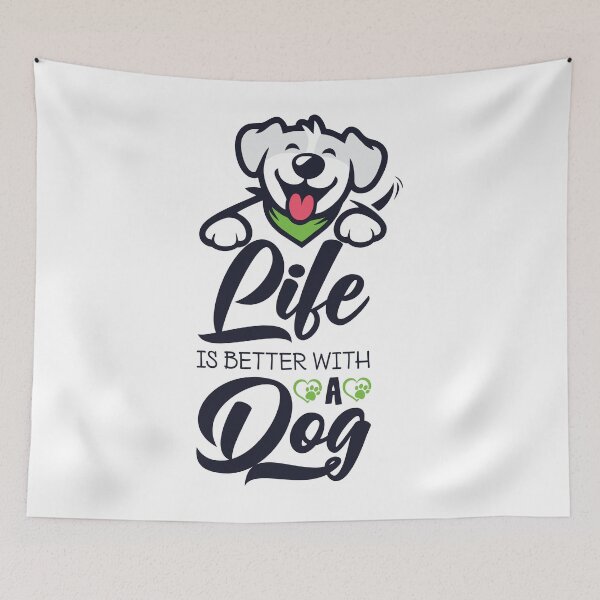 Item preview, Life Is Better With A Dog Design designed and sold by zoripet Store.