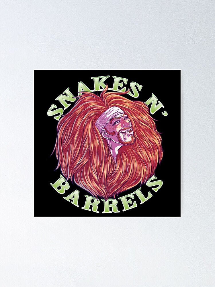 "Snakes N' Barrels" Poster by StarryKnightArt Redbubble