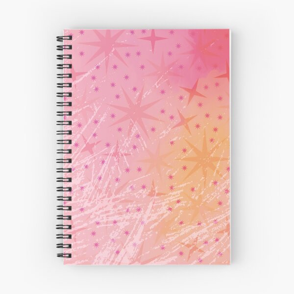 Item preview, pink background with stars designed and sold by Kosinskaya.