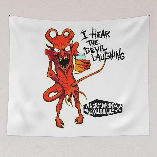 Item preview, I Hear The Devil Laughing designed and sold by ANGRYJOHNNY.