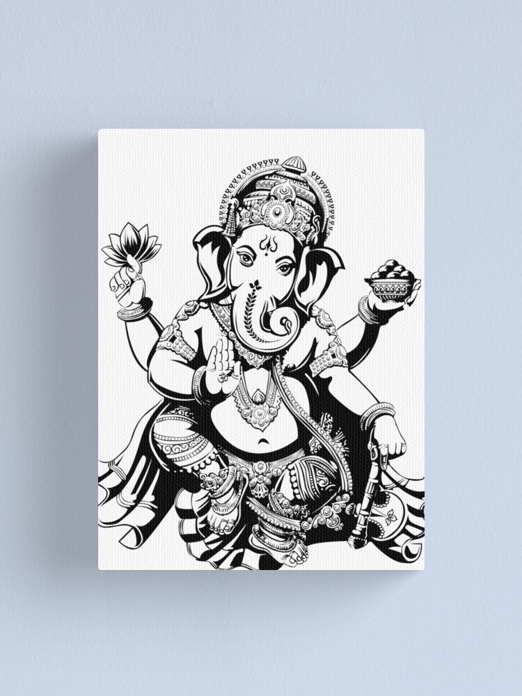 Lord Ganesha Colored Pencil Artwork – Wall of Wonders