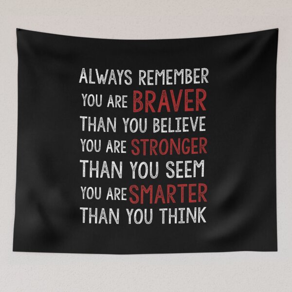 Item preview,  You Are Braver Stronger Smarter Loved designed and sold by Tema EL.