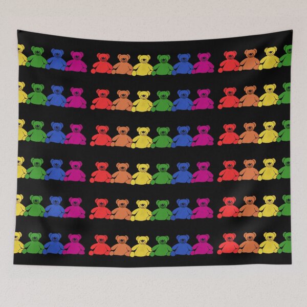 Item preview, Rainbow Teddies designed and sold by Carol Bleasdale.