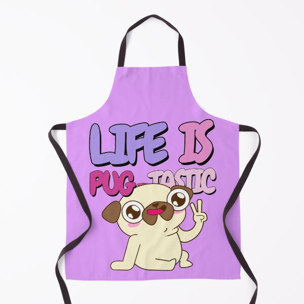 Item preview, Life is Pug-tastic Peace Pug Pugtastic designed and sold by to-esu.