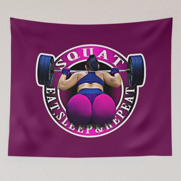 Item preview, Squat, Eat, Sleep & Repeat. designed and sold by Sawset.