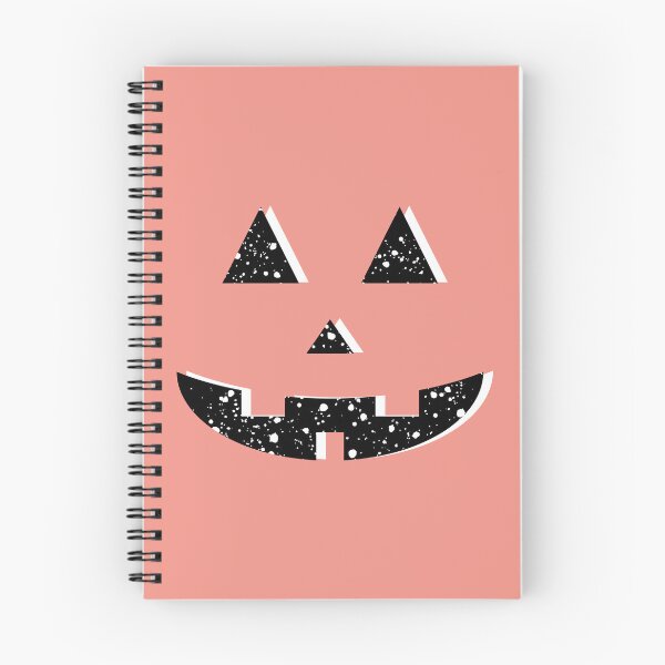 Item preview, Splatter Cheery Jack-o’-Lantern Face, Coral designed and sold by majestikmag.