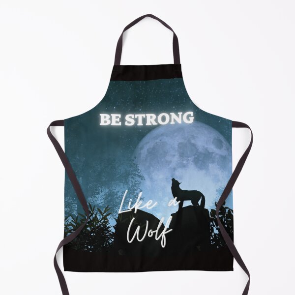 Item preview, Be Strong As A Wolf Under Moon Light designed and sold by fatydesignspace.