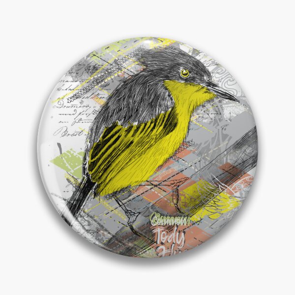 Item preview, Tody Flycatcher a flycatcher from the Andean forests designed and sold by plumasycantos.