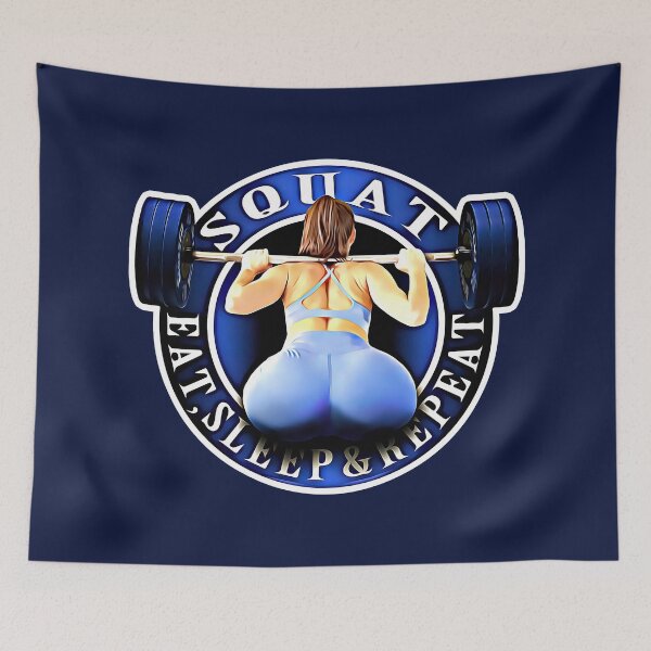 Item preview, Squat, Eat, Sleep & Repeat. designed and sold by Sawset.