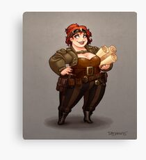 Lady Calpurnia Oxboxer Canvas Print