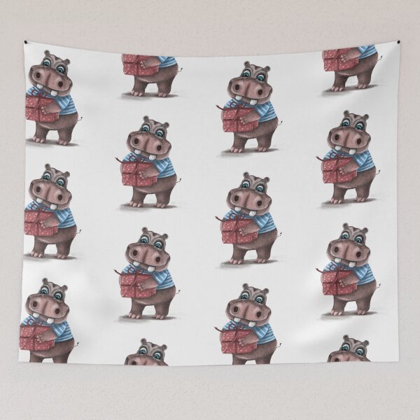 Item preview, Mr Hippo designed and sold by Fundartcreative.