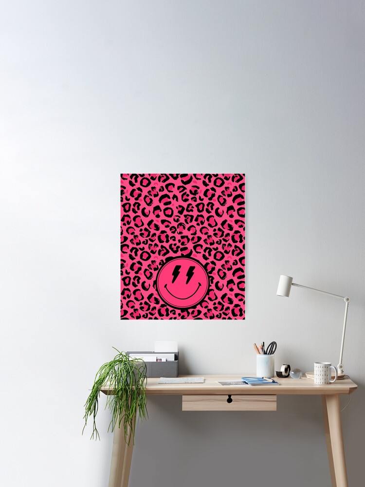 Preppy Leopard Print Wall Art Set Aesthetic Teen Girl - Temu
