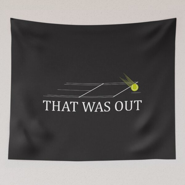 Item preview, That Was Out Balls Jugadores de tenis divertidos designed and sold by roselbktewaxmq.