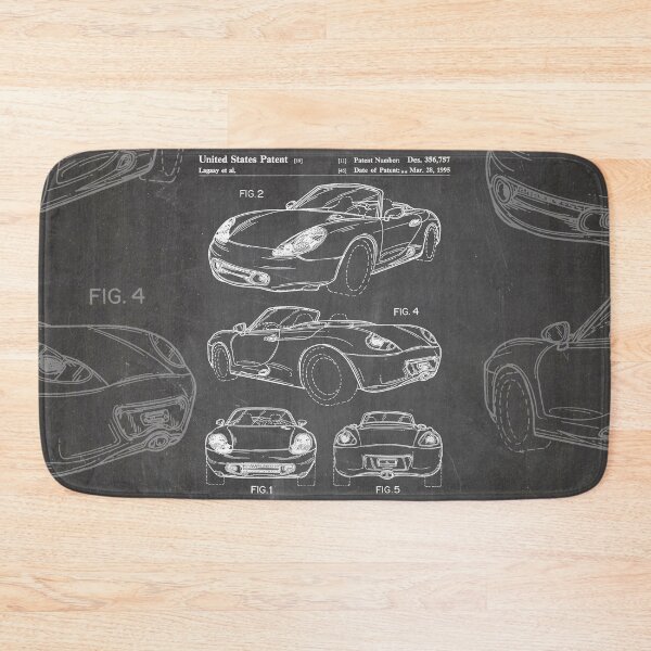 Item preview, Porsche Patent - 911 Carrera Art - Black Chalkboard designed and sold by patentpress.