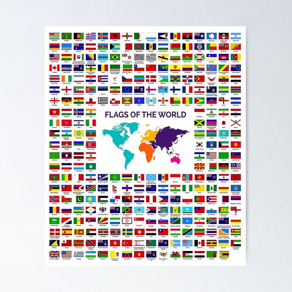 Country Flags Posters for Sale