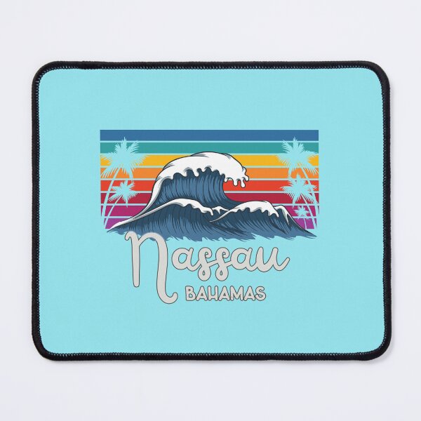 Item preview, The Bahamas Nassau City Vintage Wave Art designed and sold by MrEddie10.