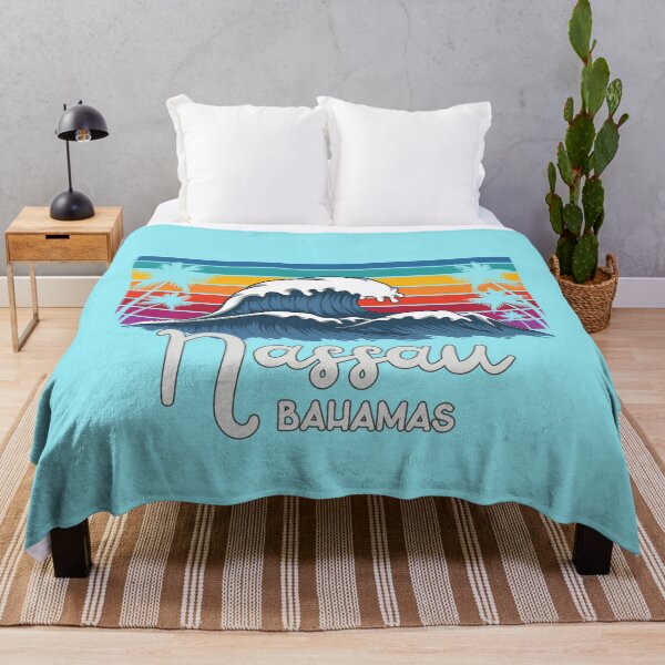 Item preview, The Bahamas Nassau City Vintage Wave Art designed and sold by MrEddie10.