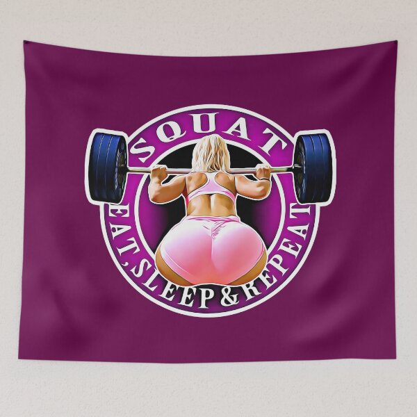 Item preview, Squat, Eat, Sleep & Repeat. designed and sold by Sawset.