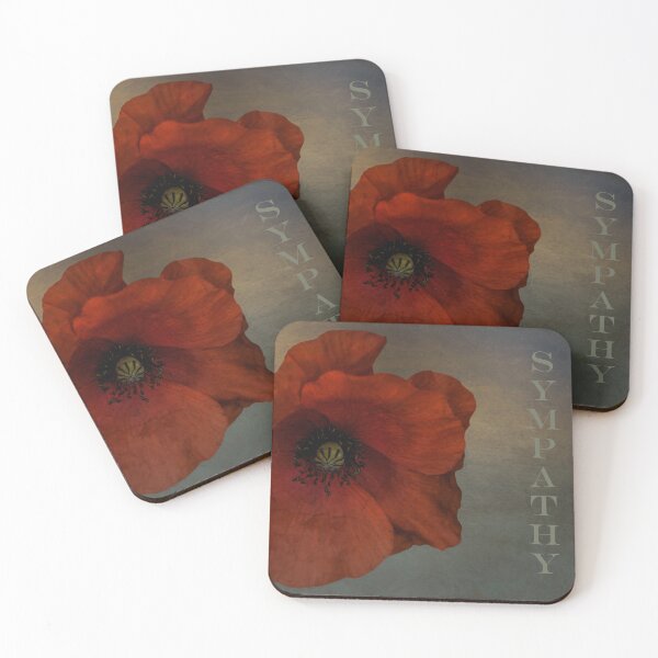 Item preview, Red Poppy Sympathy  designed and sold by nbrandsberg.