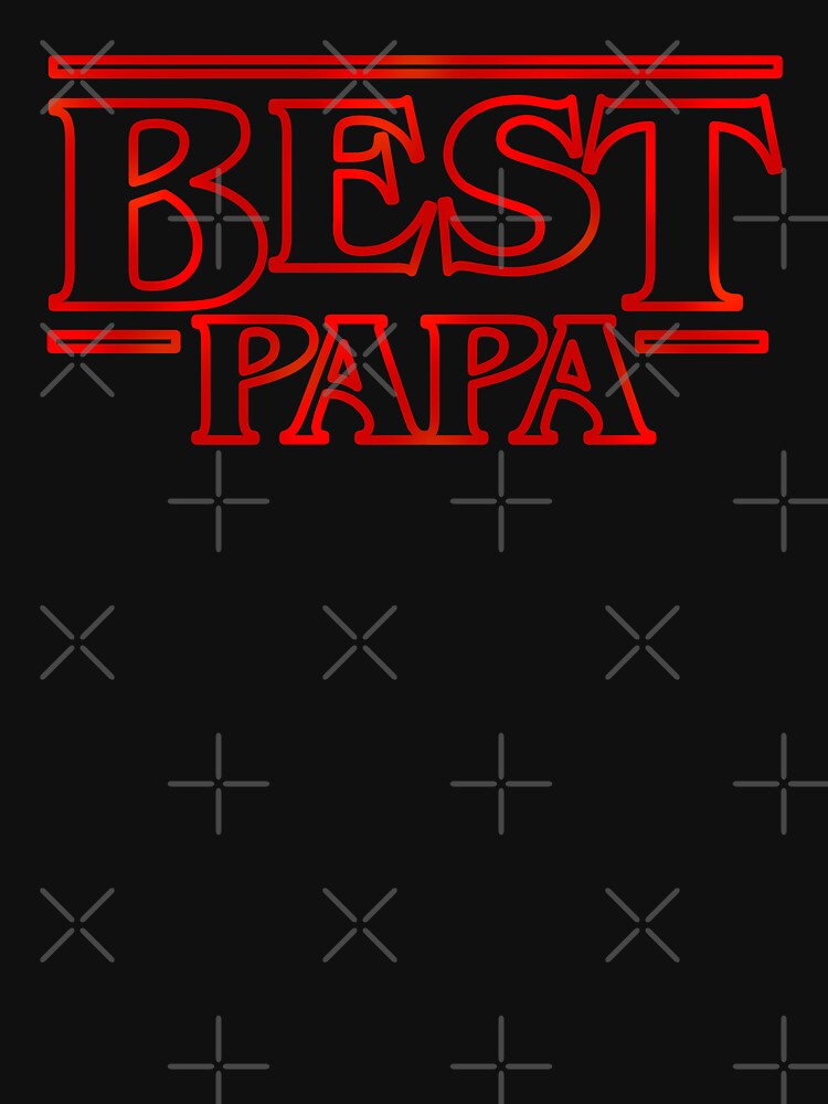 Disover Best Papa Stranger Things | Essential T-Shirt 