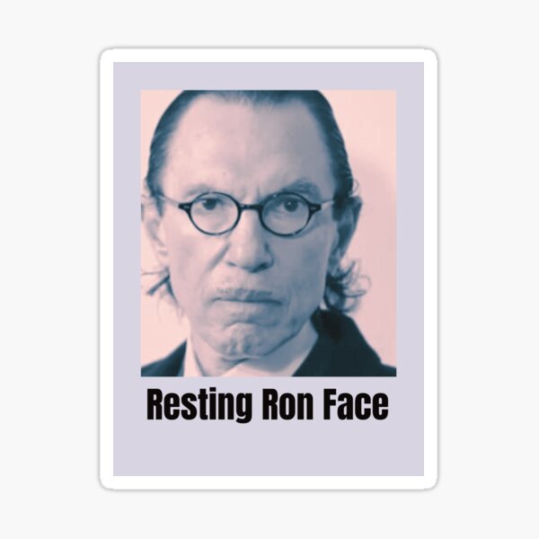 Aperçu de l'œuvre Visage de Ron Mael au repos créée et vendue par SPARKSLIFE.