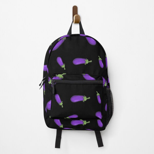 Item preview, Blue eggplant pattern. Black designed and sold by IronicEmpire.