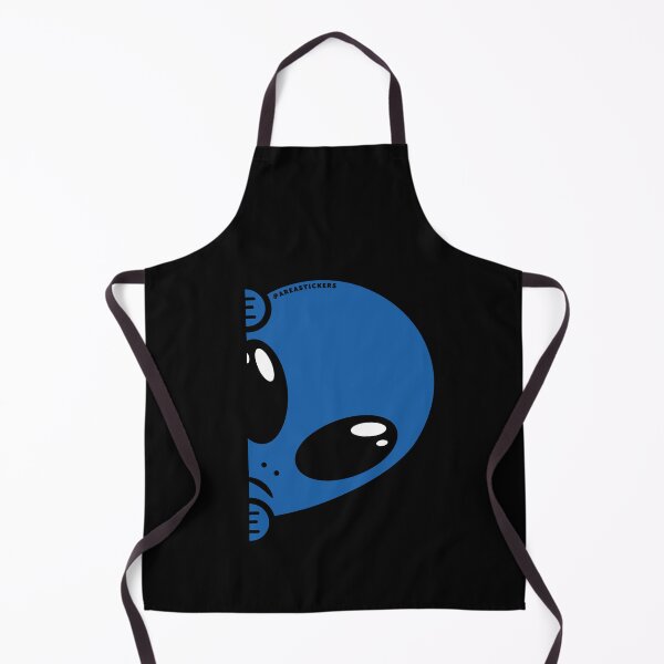Item preview, Alien Life - Aliens blue peeking out designed and sold by AreaStickers.